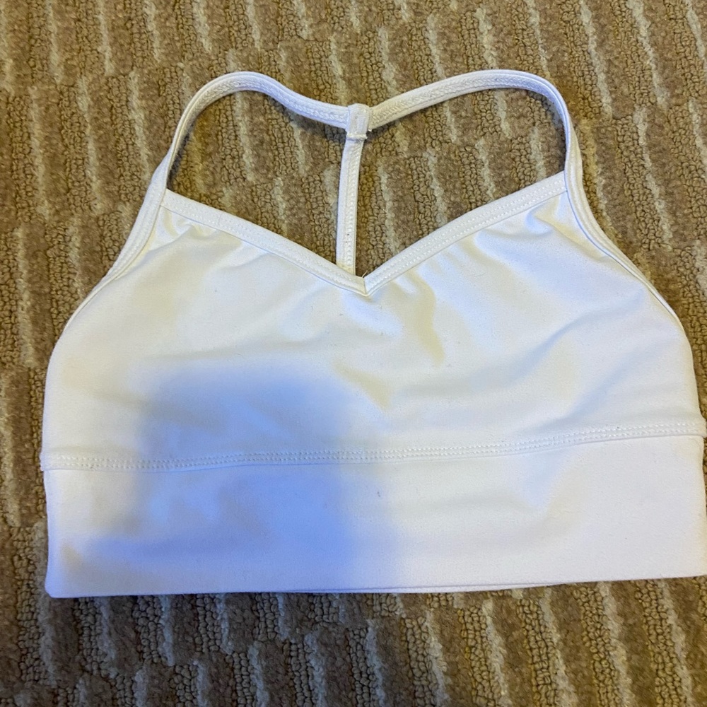 Five dancewear white sports bra